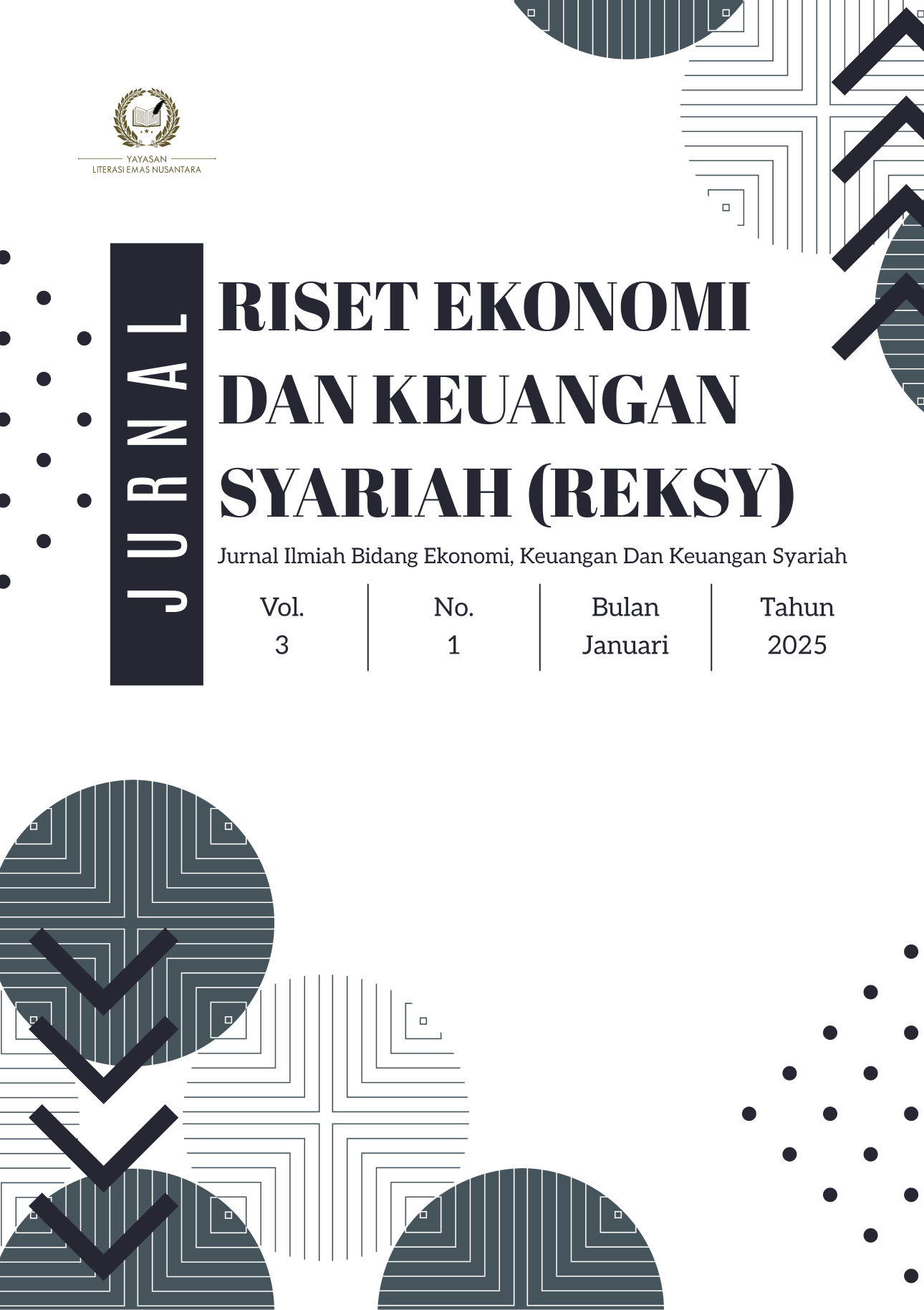 					View Vol. 3 No. 1 (2026): Jurnal Riset Ekonomi dan Keuangan Syariah: Januari 2026
				